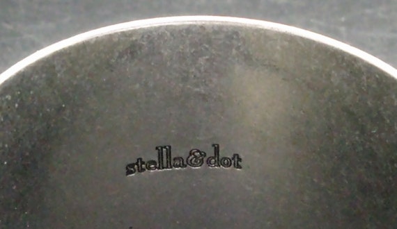 Stella & Dot Vintage Designer Signed Silver Tone … - image 5