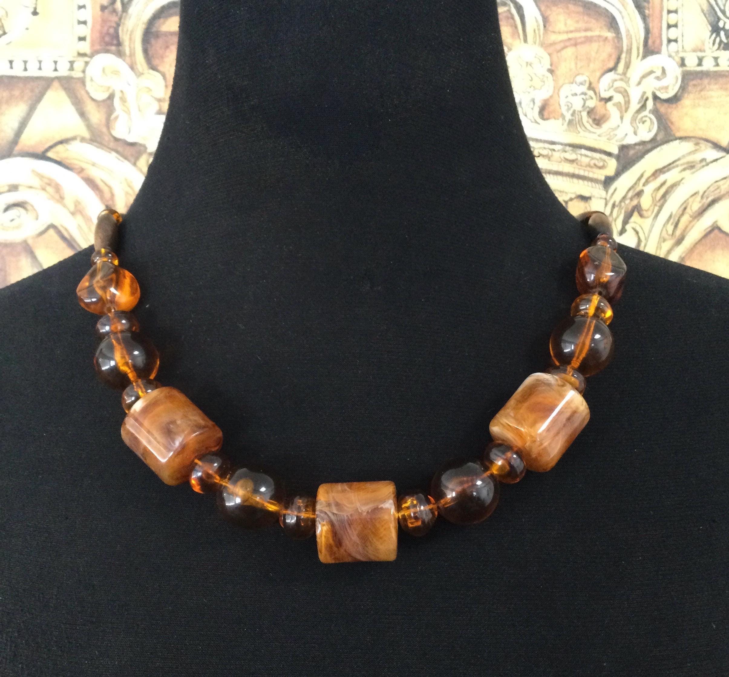 Vintage 80s Necklace - Etsy