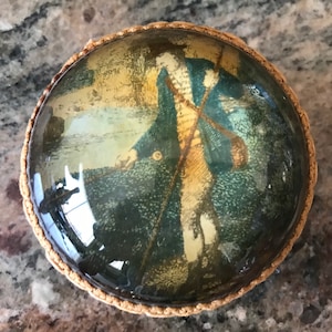 Vintage paperweight, gift for her, gift for him, office desk home collectible decor