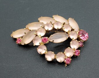 Broche Vintage Des Années 50/60 Avec Strass - Jolie Pièce De Collection - Occasion