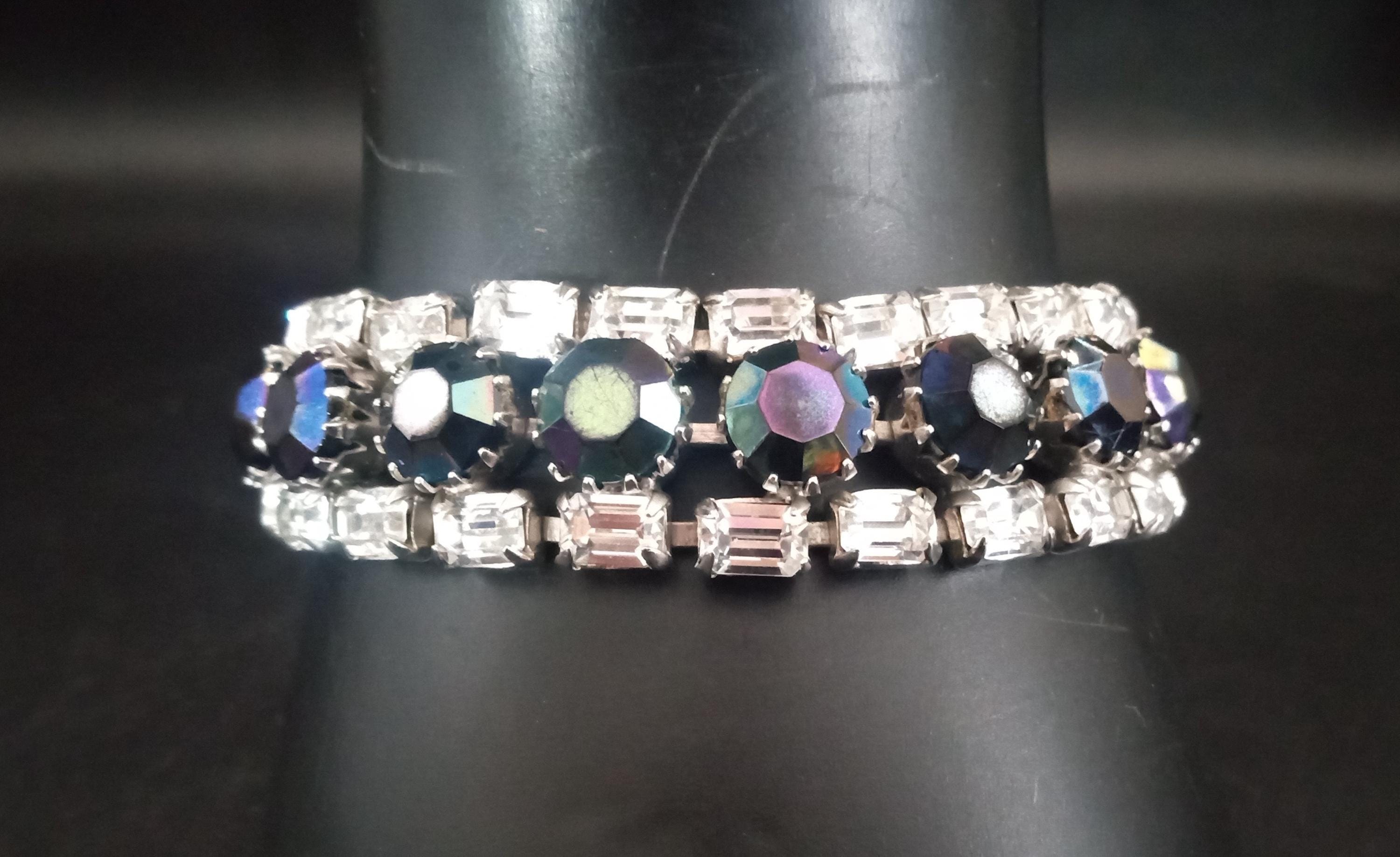 Early 1950s Sherman Rhinestone Bracelet – Vintage Jewelry Girl