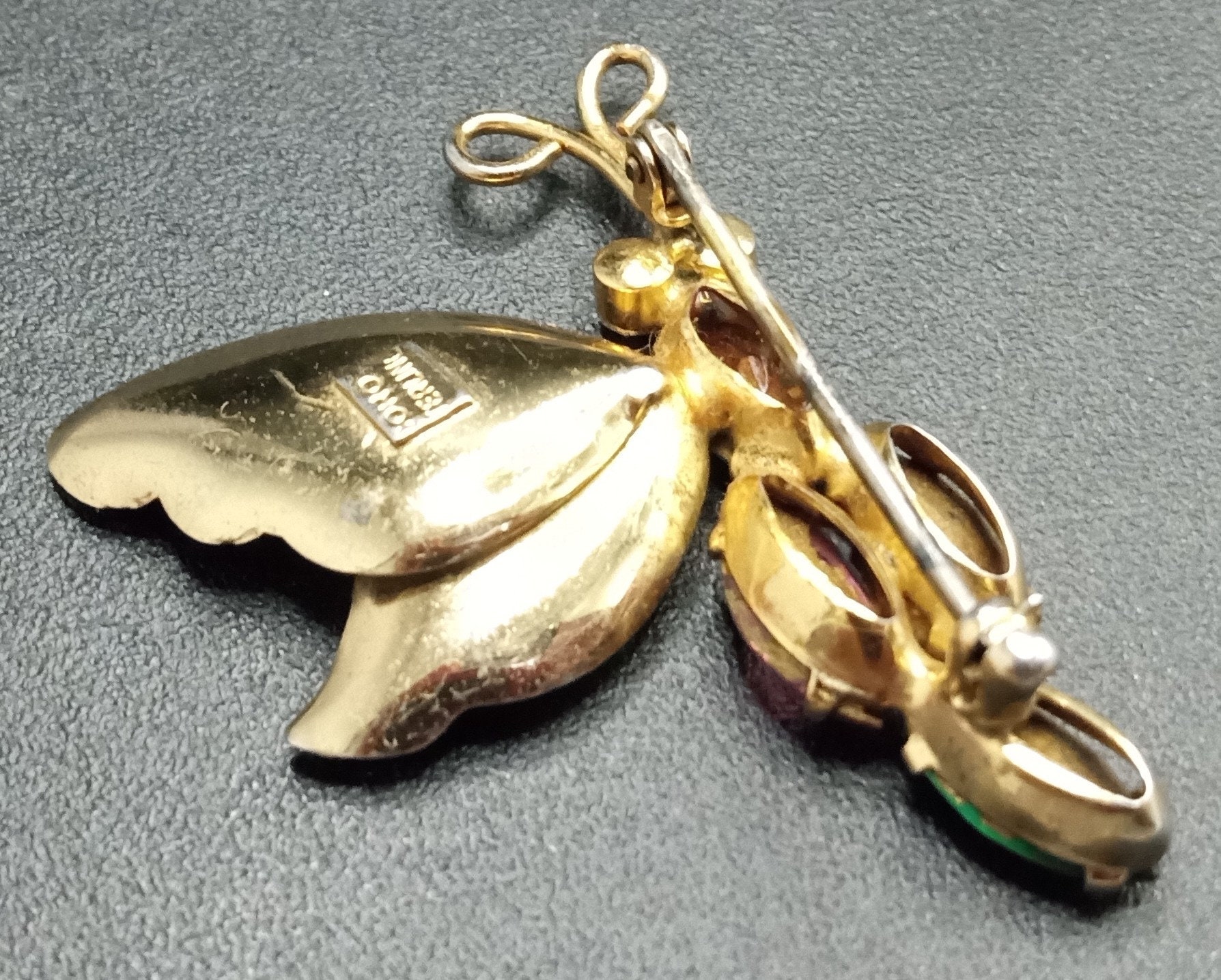 Coro Sterling Butterfly Brooch, Vintage Designer Signed Butterfly ...