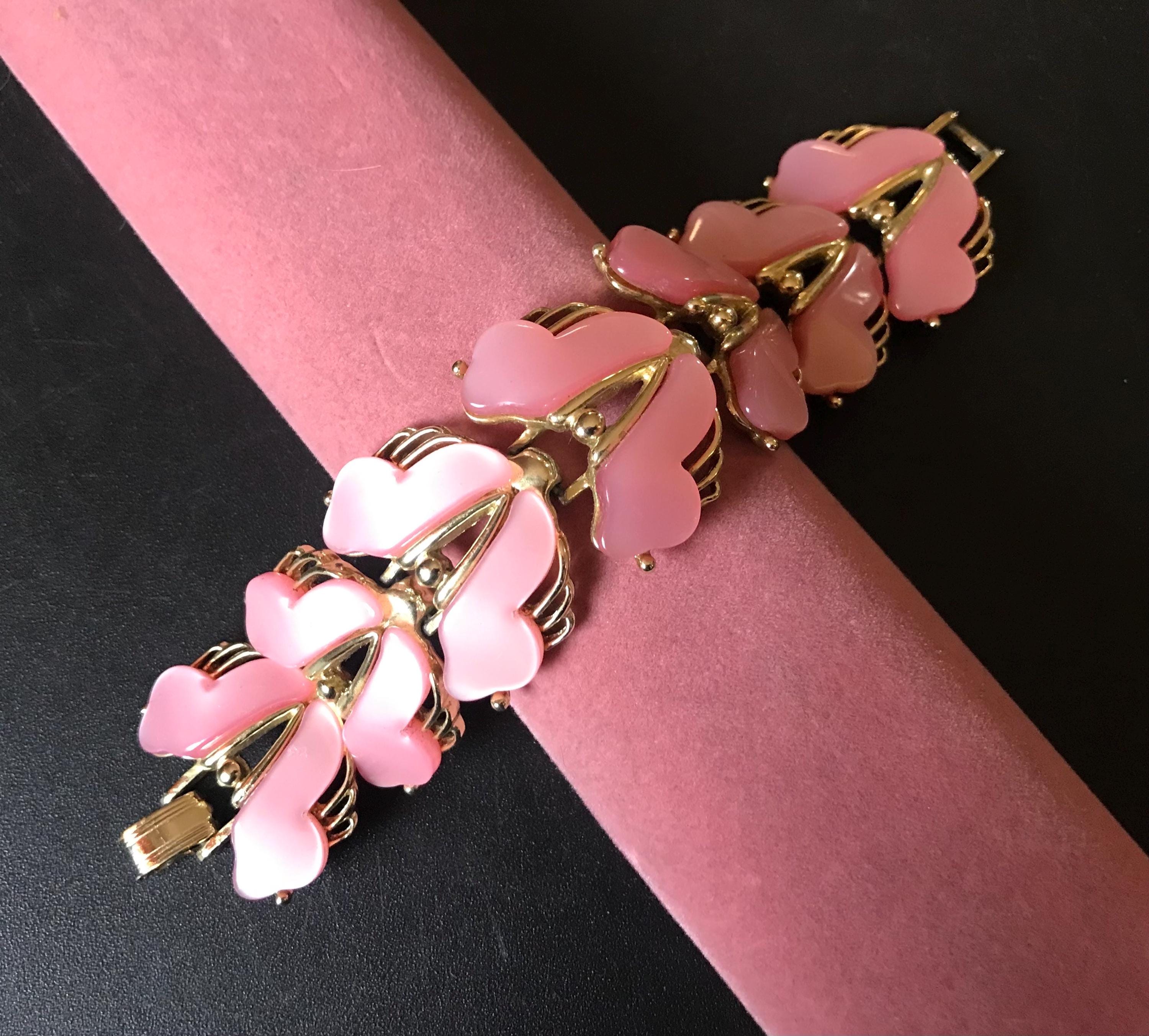 サテリット ブレスレット フランス ピンク ハンドメイド サテリット ブレスレット フランス ピンク ハンドメイド