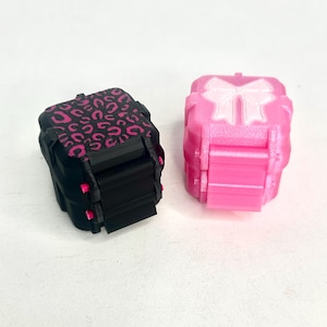 Estuche de viaje para péptidos con 4 viales / Soporte para frascos de 3 ml / Organizador de péptidos atractivo / Almacenamiento estético / Estuche personalizado impreso en 3D