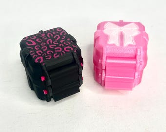 Estuche de viaje para péptidos con 4 viales / Soporte para frascos de 3 ml / Organizador de péptidos atractivo / Almacenamiento estético / Estuche personalizado impreso en 3D