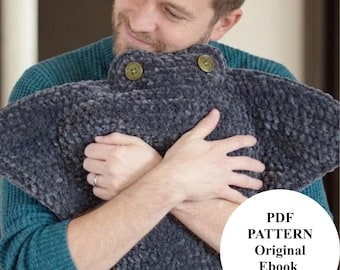 Perlrochen Häkelanleitung | Amigurumi Plüschtier, Kissen (PDF-Schnittmuster)