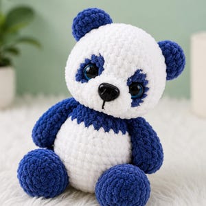 Panda crochet - Etsy 日本
