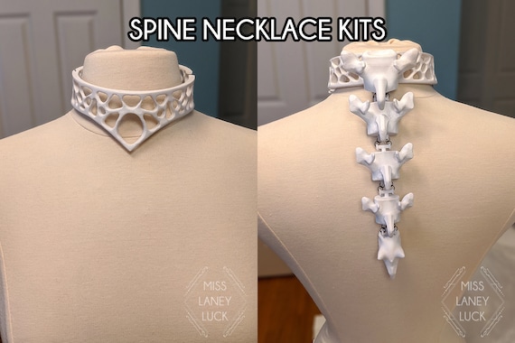 UNFINISHED KIT - Spine Necklace - 3d Printed Articulating