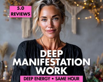 Deep Manifestation Ritual • Intention-Focused Energy Work • Same Hour Psychic Guidance for Love, Abundance & Life Direction
