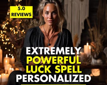 Powerful Lottery Luck Spell • Increase Luck & Prosperity • Personalized Money Ritual • Fortune Boost Energy Work • Same Day Casting
