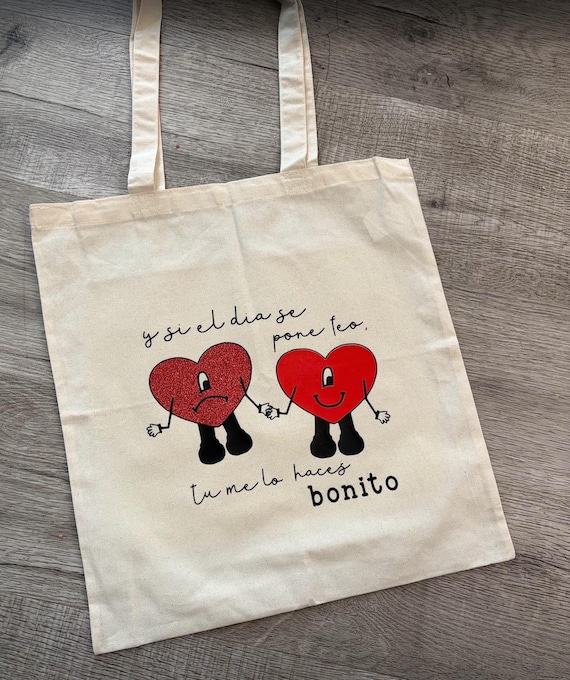 Bad Bunny Personalized Tote Bag - Canvas Bags