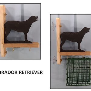 Custom Labrador Retriever Window Bird Feeder, Suet Feeder, Window Feeder, Bird Watcher, Suet, Dog Lover Gift, Bird Food Holder, Bird Seed,