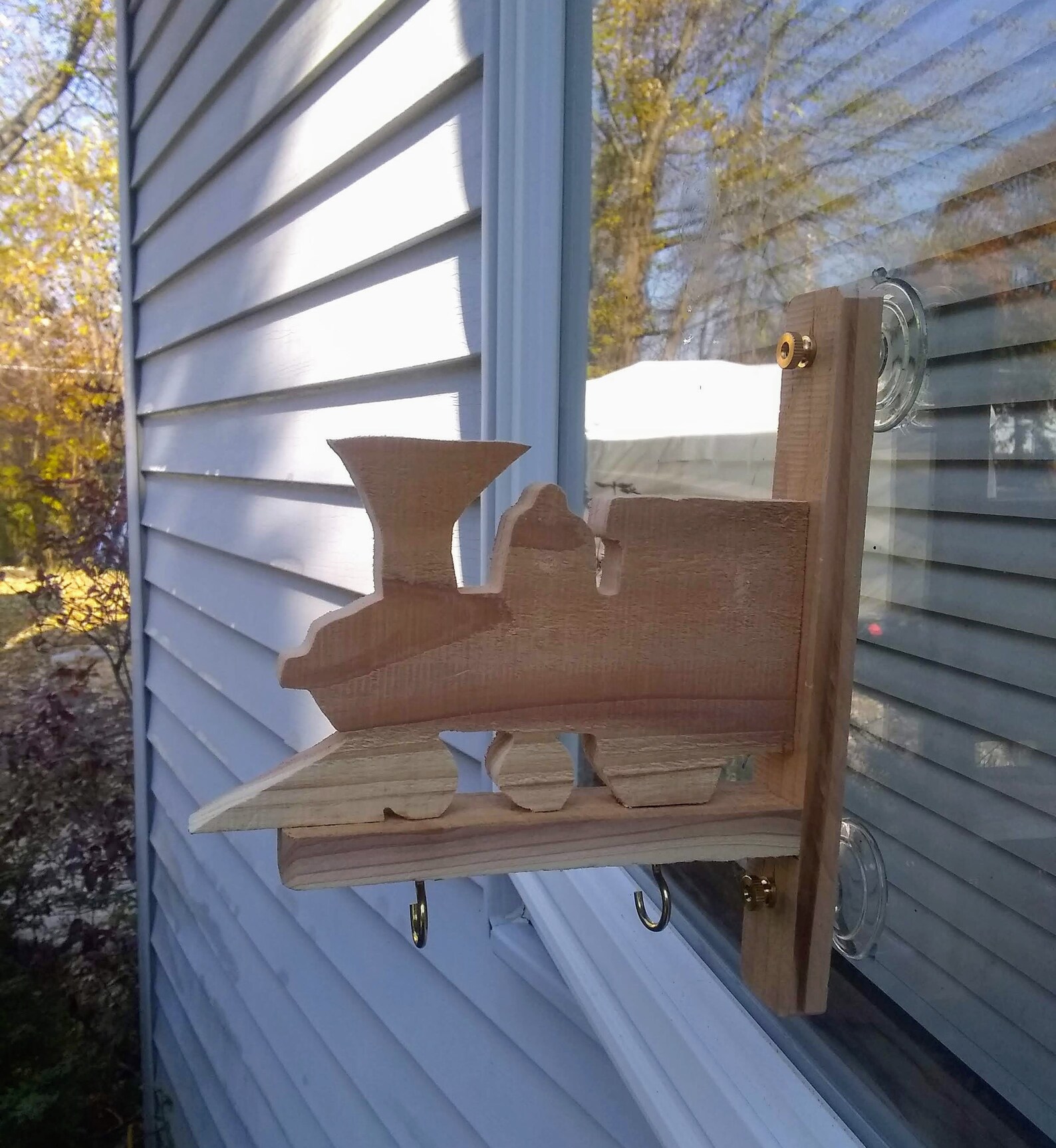 Train Window Bird Feeder Bird Feeder Suet Feeder Window Etsy
