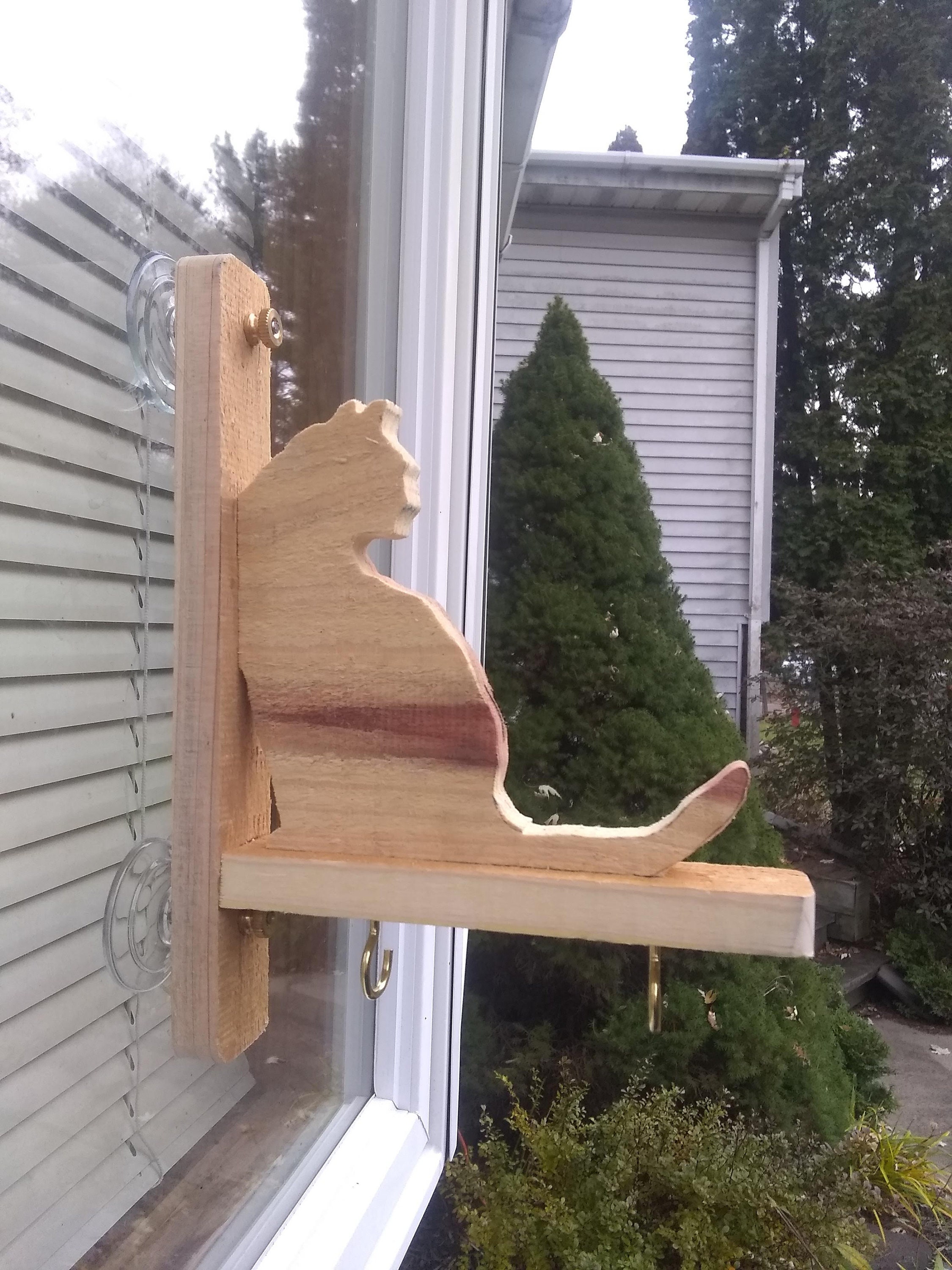 Cat Window Bird Feeder Bird Feeder Suet Feeder Window Etsy