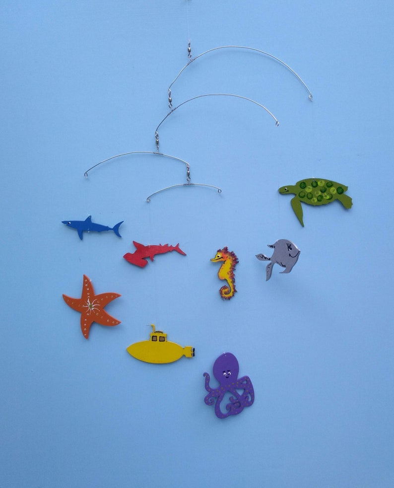 fishing lure baby mobile