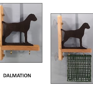 Custom Dalmation Window Bird Feeder, Suet Feeder, Window Feeder, Bird Watcher, Suet, Dog Lover Gift, Bird Food Holder, Bird Seed,