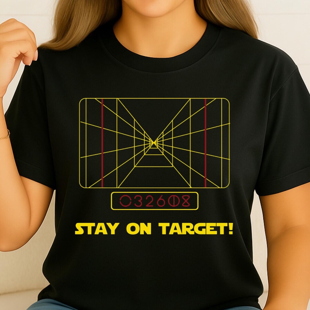 Targeting Computer Screen Reticle T-shirt, Vintage Sci-fi Tee for Fans ...