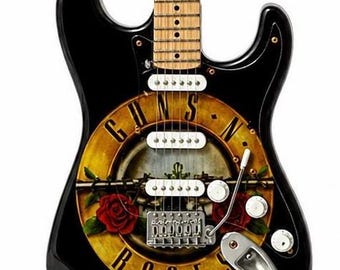 Guns N Roses  10” Guitar Tribute with stand.  Very Rare. 1:4 scale