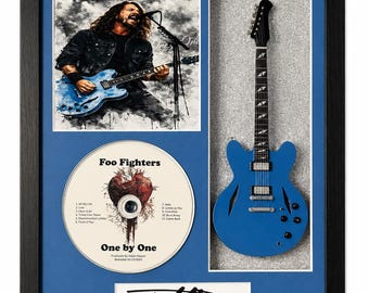 Dave Grohl (Foo Fighters) Shadow Box Tribute 11”x14” v2