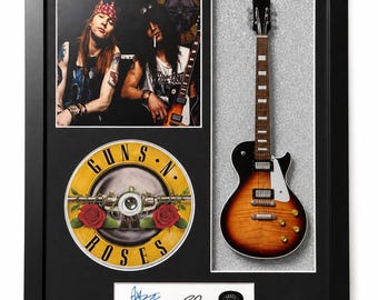 Guns n Roses Shadow Box Tribute 11”x14”