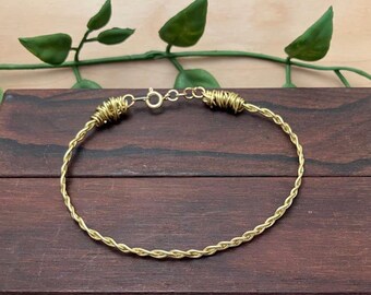 Golden Braid Bracelet