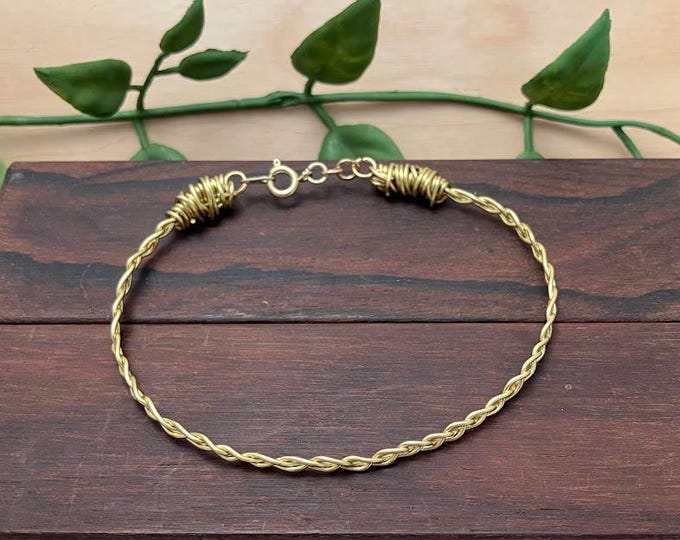 Golden Braid Bracelet