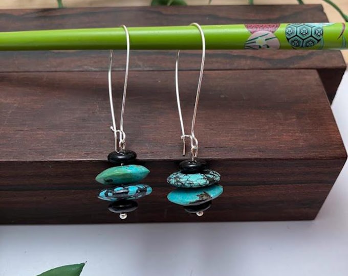 Vintage Turquoise Dangle Earrings