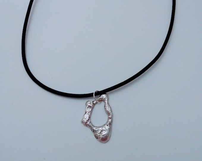 Flow and Fuse Pendant #5: Upcycled Sterling Silver