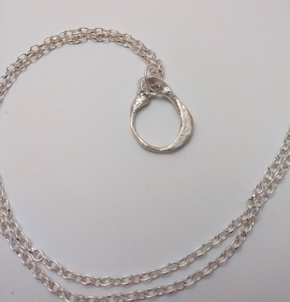 Flow and Fuse Pendant #4: Upcycled Sterling Silver Canada