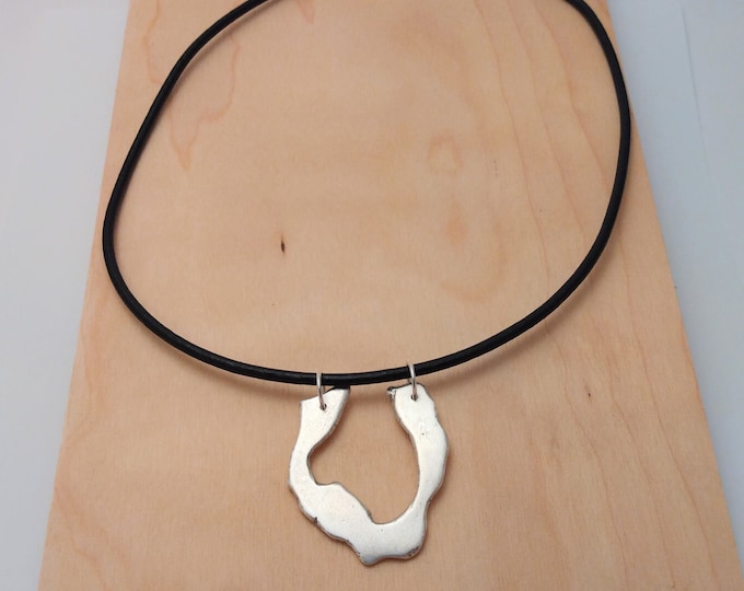 Flow and Fuse Pendant #6: Upcycled Sterling Silver