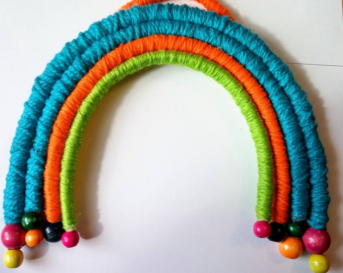 Wrapped Rainbow Wall Hanging