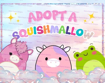 Certificado de adopción de Squishmallow