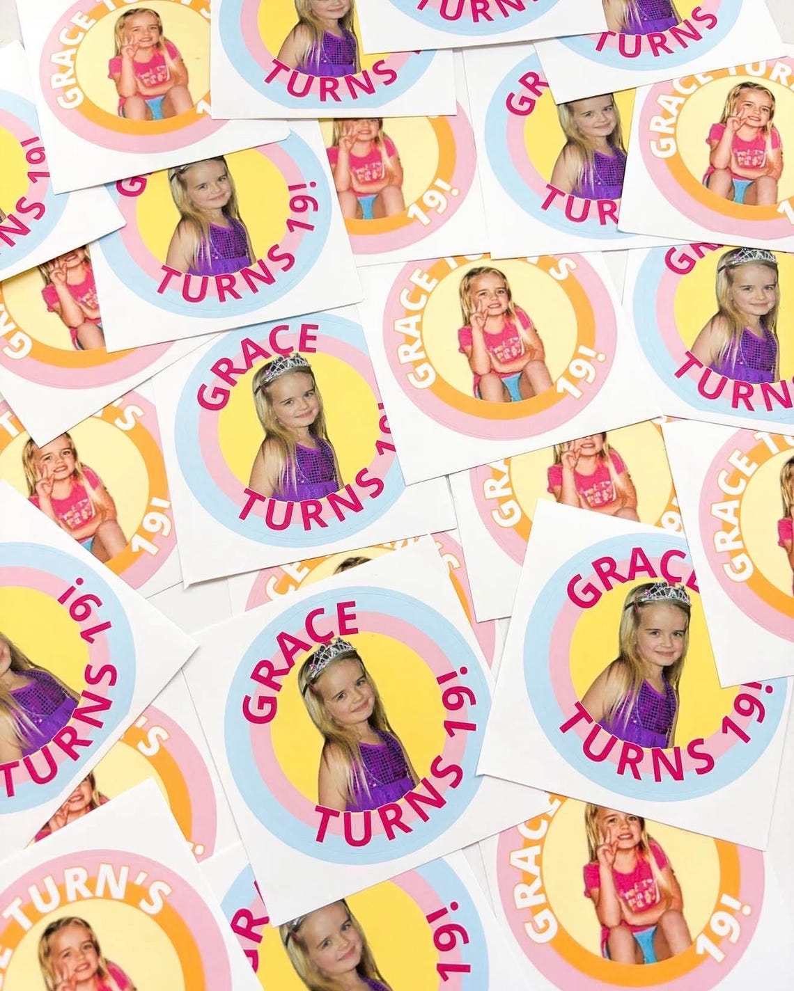 Custom 21st Birthday Stickers | Sign Night Stickers | Personalized 21st ...