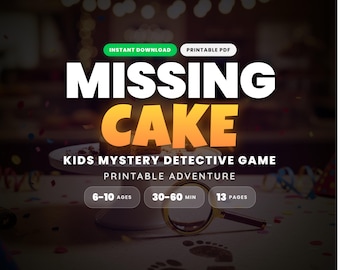 Kids Mystery Detective Game | Printable Adventure for Ages 6-10 (Instant Download)