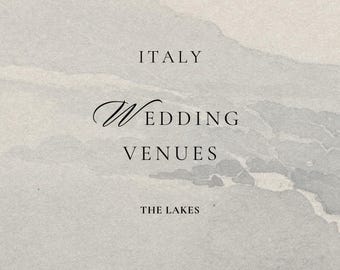Elenco completo di location per matrimoni in Italia - The Lakes 2026/2027 | 87 pagine | Costo della location per matrimoni | Informazioni | Dettagli di contatto