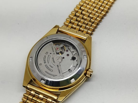 Classic Citizen Automatic 21 Jewels | Gold Plated Watch | Exhibition Caseback