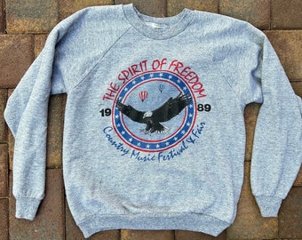 1989 Country Music Festival Sweatshirt 50/50