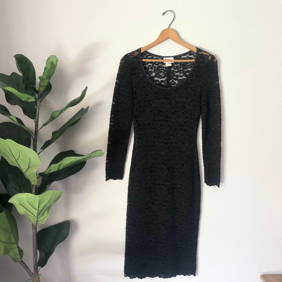neiman marcus bodycon dresses Tadashi Shoji Two-Tone Lace-Bodice Bodycon Midi Dress