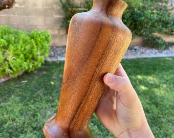 Solid Turned Wood Vessel