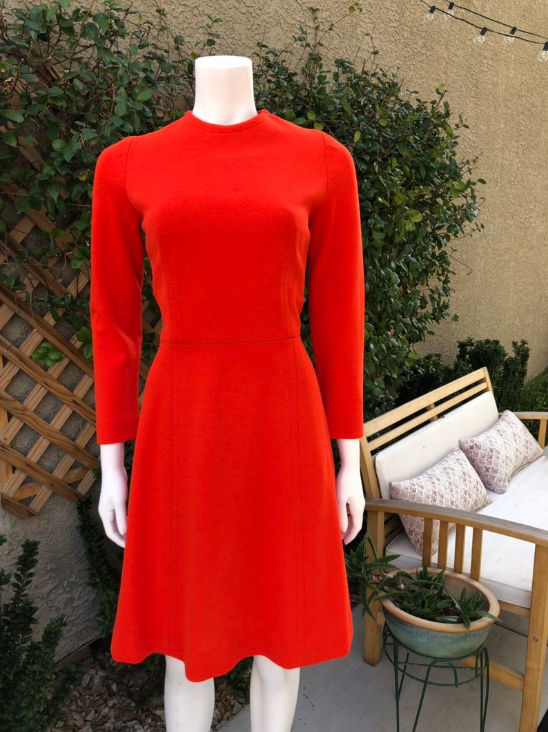 etsy burnt orange bridesmaid dress