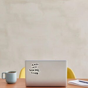 Anti ICE Social Club Decal image 6