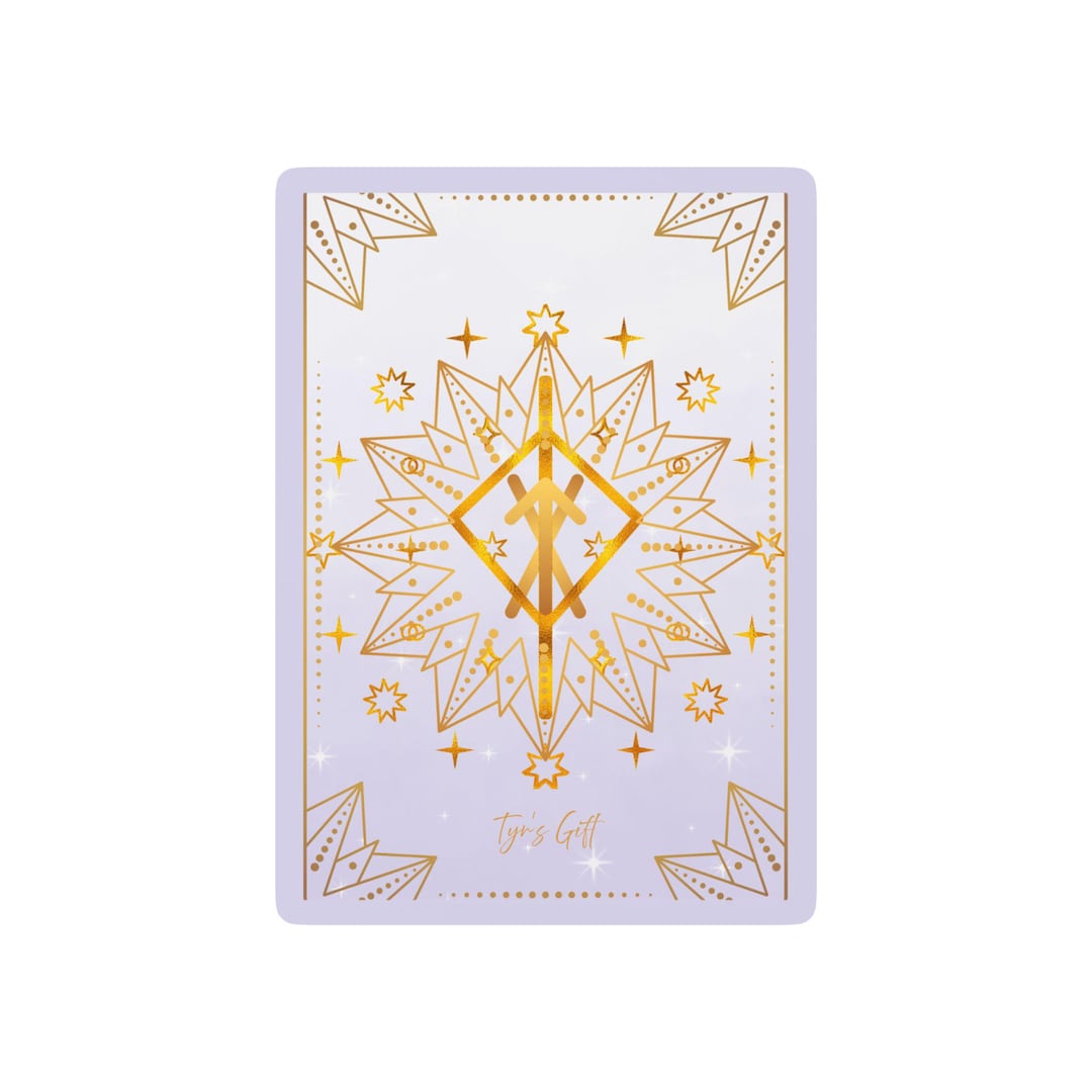 Tyr's Gift Rune Playing Cards | Custom Poker Deck With Thurisaz, Gebo ...