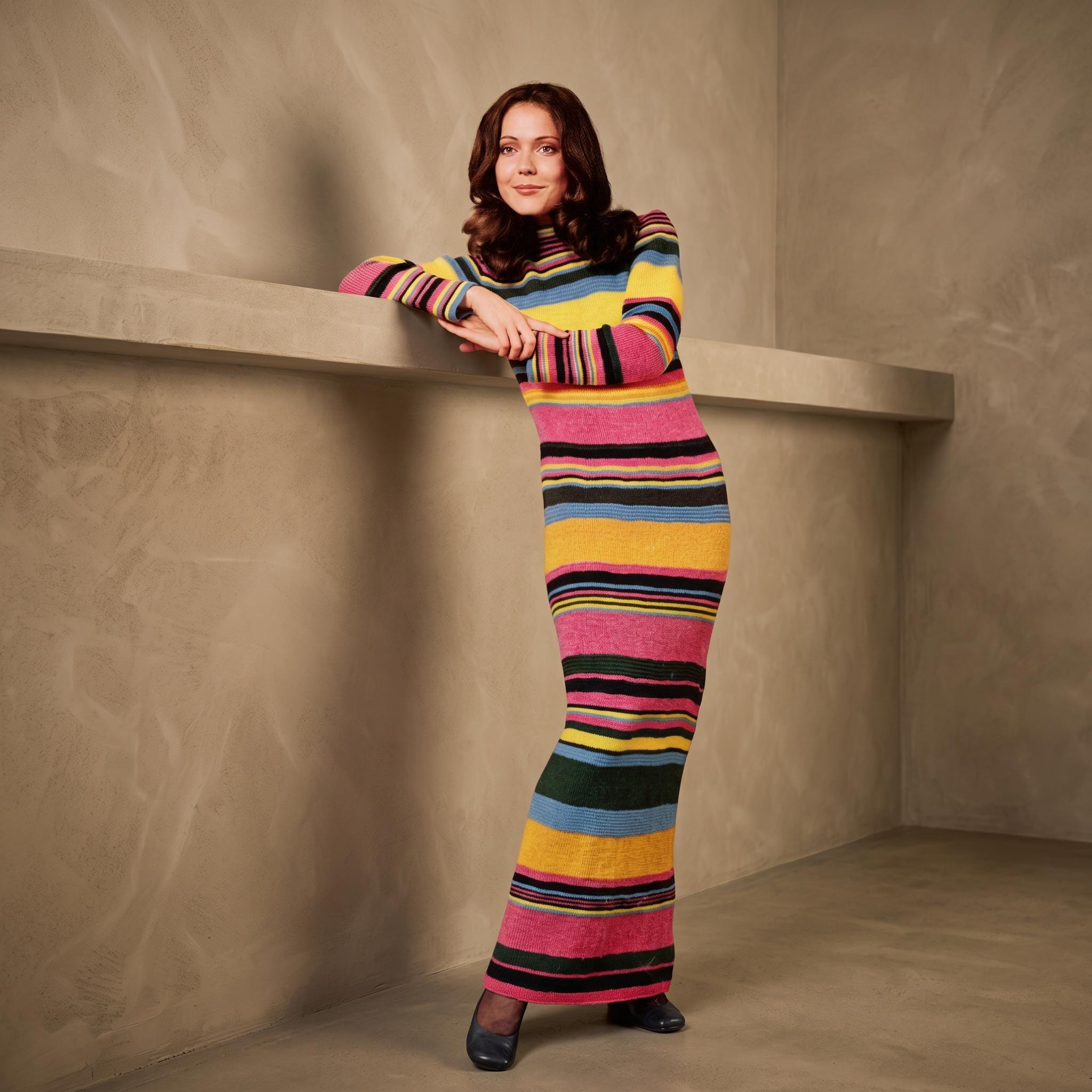 knit dress colorful Occasion:MOTHER OF THE BRIDE