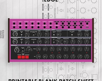 Arkusz łatek Behringer Edge Blank do druku