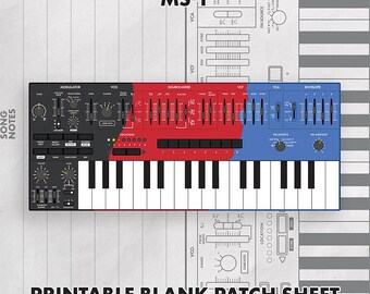 Roland SH-01a Pusta Arkusz Patch do Druku
