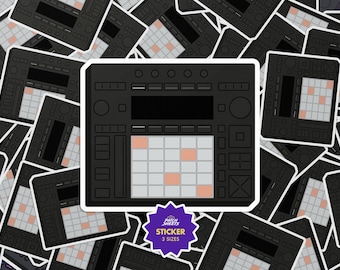 Ableton Push 3 Sticker, Controller Vinyl Decal for Laptop, Studio Gear, Producer Gift