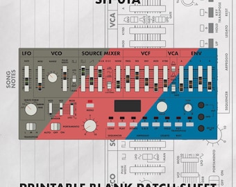 Roland SH-01a Blanco patchvel afdrukbaar