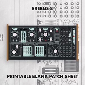 Dreadbox Erebus 3 Synth Doku Patch Sheet, PDF Download