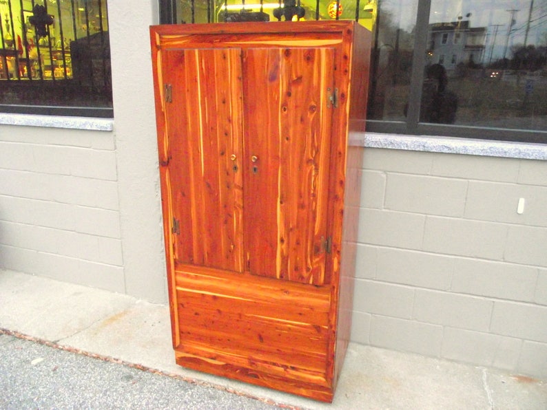 Sale Genuine Solid Cedar Murphy Armoire Wardrobe Closet Etsy