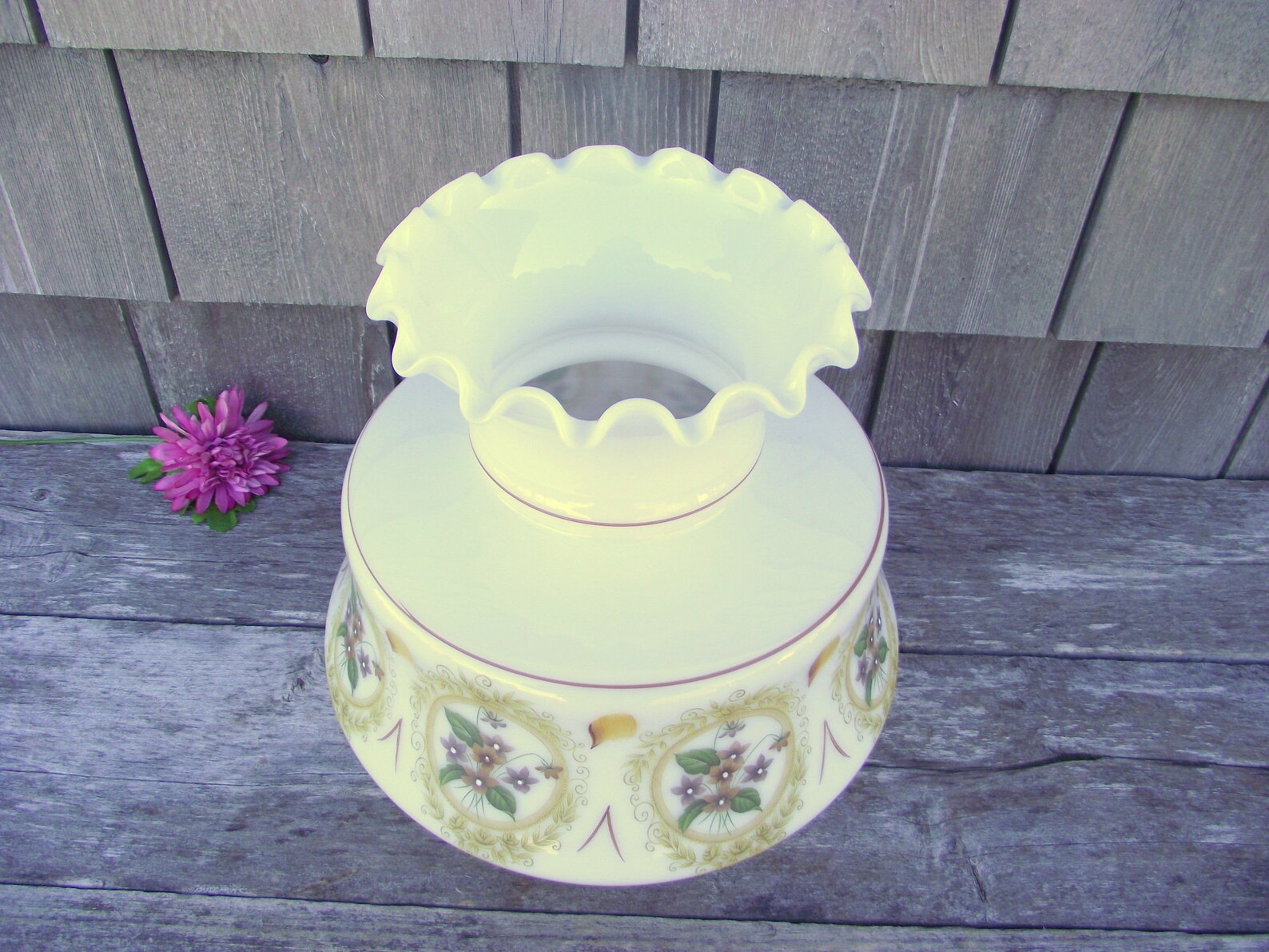 Quoizel Milk Glass Abigail Adams Parlor Lamp SHADE Replacement Etsy